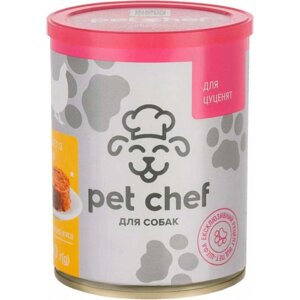 Pet Chef м'ясний паштет з куркою для цуценят 360г