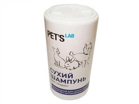 Pet's Lab Сухий шампунь для собак, котів та гризунів 180 г від компанії ПП Блищик - фото 1