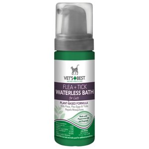 VET`S BEST Flea&Tick Waterless Bath For Cats від бліх, кліщів і комарів для кішок 147 мл