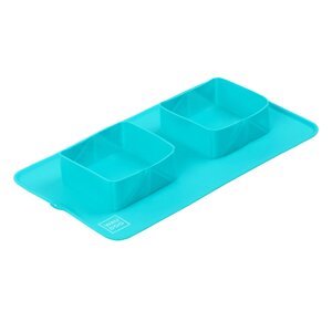 WAUDOG SILICONE Миска складана, 385х230х50мм, Блакитний