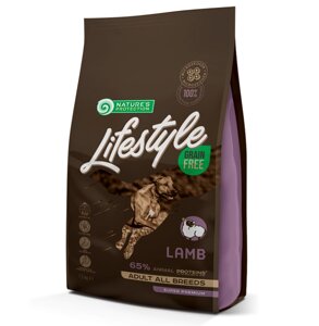 Lifestyle Grain Free Lamb Adult All Breeds 1.5кг беззерновий корм з ягнятиною для дорослих собак всіх порід