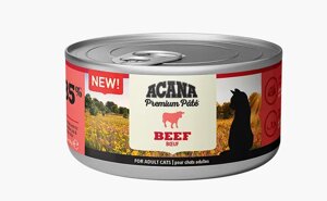 Вологий корм для котів Acana adult Beef 85 г