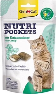 GimCat Nutri Pockets з котячою мятою 60г