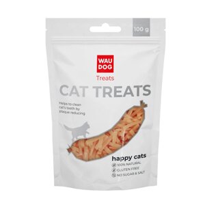 Ласощі для котів waudog treats "курячі смужки", 100 г