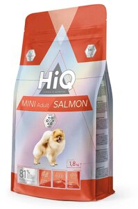 HiQ Mini Adult Salmon Сухий корм для дорослих собак малих порід 1.8кг