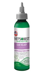 Vet's Best Ear Relief Wash Рідкий очищуючий засіб для вух 118мл