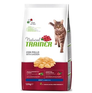 Trainer Natural Cat Adult Сухий корм для кішок зі свіжою курятиною 1.5 кг