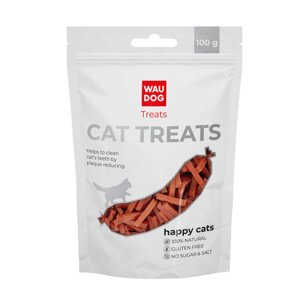 Ласощі для котів waudog treats "кролячі смужки", 100 г