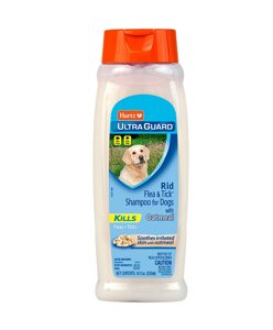 Hartz Ultra Guard Rid Flea&Tick Dog Shampoo with Oatmeal шампунь від бліх і кліщів з вівсянкою, 532 мл