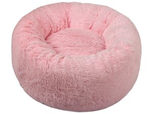 Red Point Лежак з подушкою для собак та кішок 50х23 см, рожевий