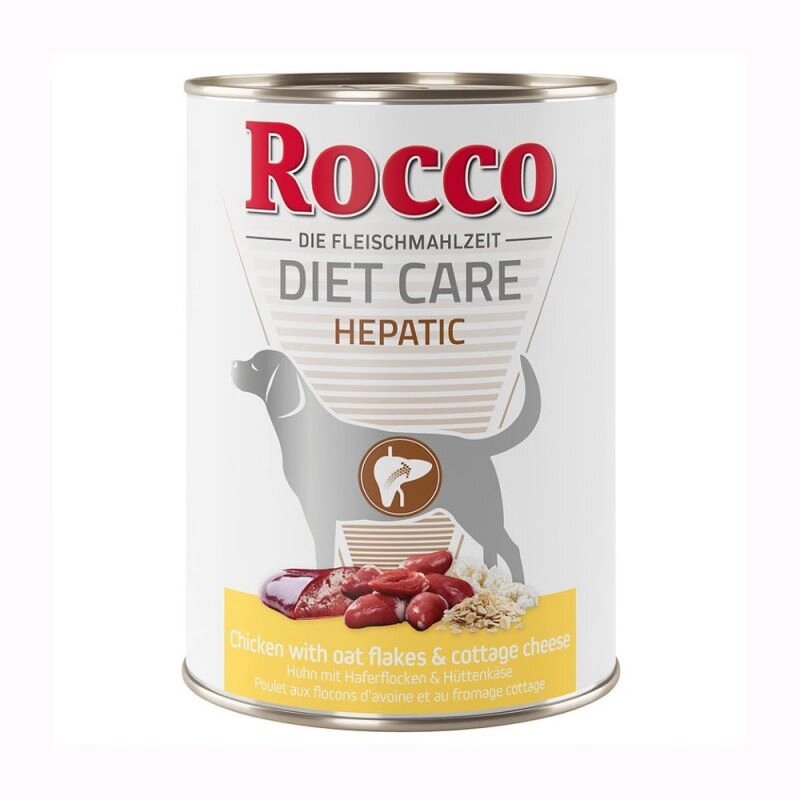 Rocco Diet Care Hepatic Вологий корм при печінковій недостатності, курка з вівсянкою та сиром 12штх400гр від компанії ПП Блищик - фото 1