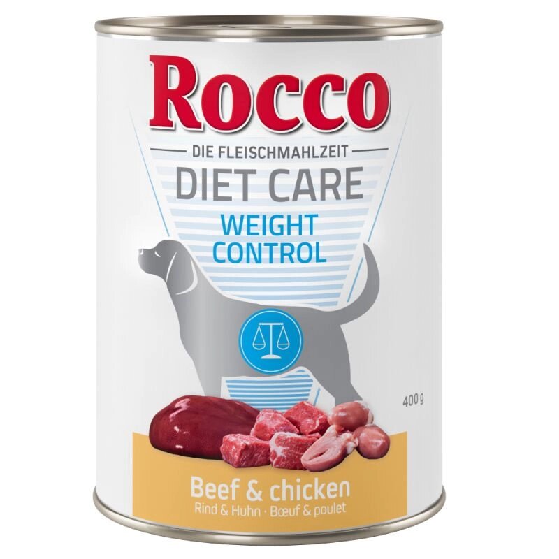 Rocco Diet Care Weight Control Вологий корм для контролю ваги, яловичина та курка 12штх400гр від компанії ПП Блищик - фото 1