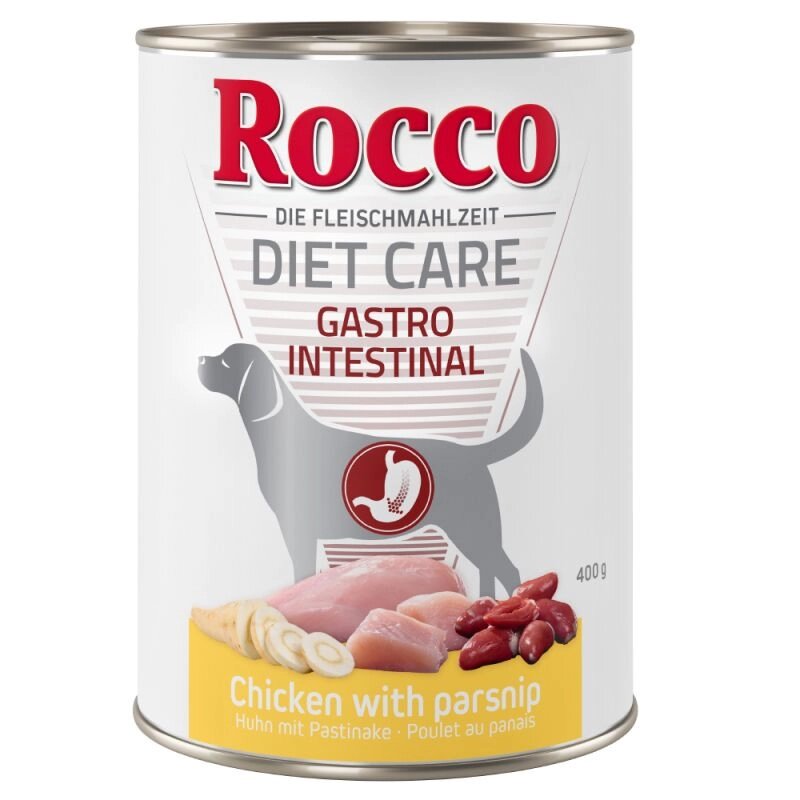 Rocco Diet Gastro Intestinal Control Вологий корм для ШКТ, пастернак та курка 12штх400гр від компанії ПП Блищик - фото 1