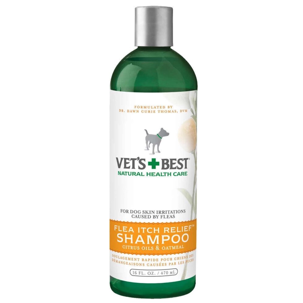 Шампунь VET`S BEST Flea Itch Relief Shampoo заспокійливий від укусів бліх для собак 470 мл від компанії ПП Блищик - фото 1