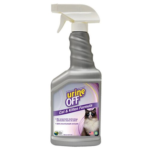 Спрей Urine Off для видалення органічних плям та запахів, для кошенят та котів, 500мл
