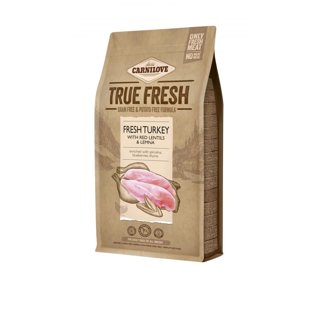 Сухий корм для собак Carnilove True Fresh Turkey for Adult dogs з індичкою 1,4 кг від компанії ПП Блищик - фото 1