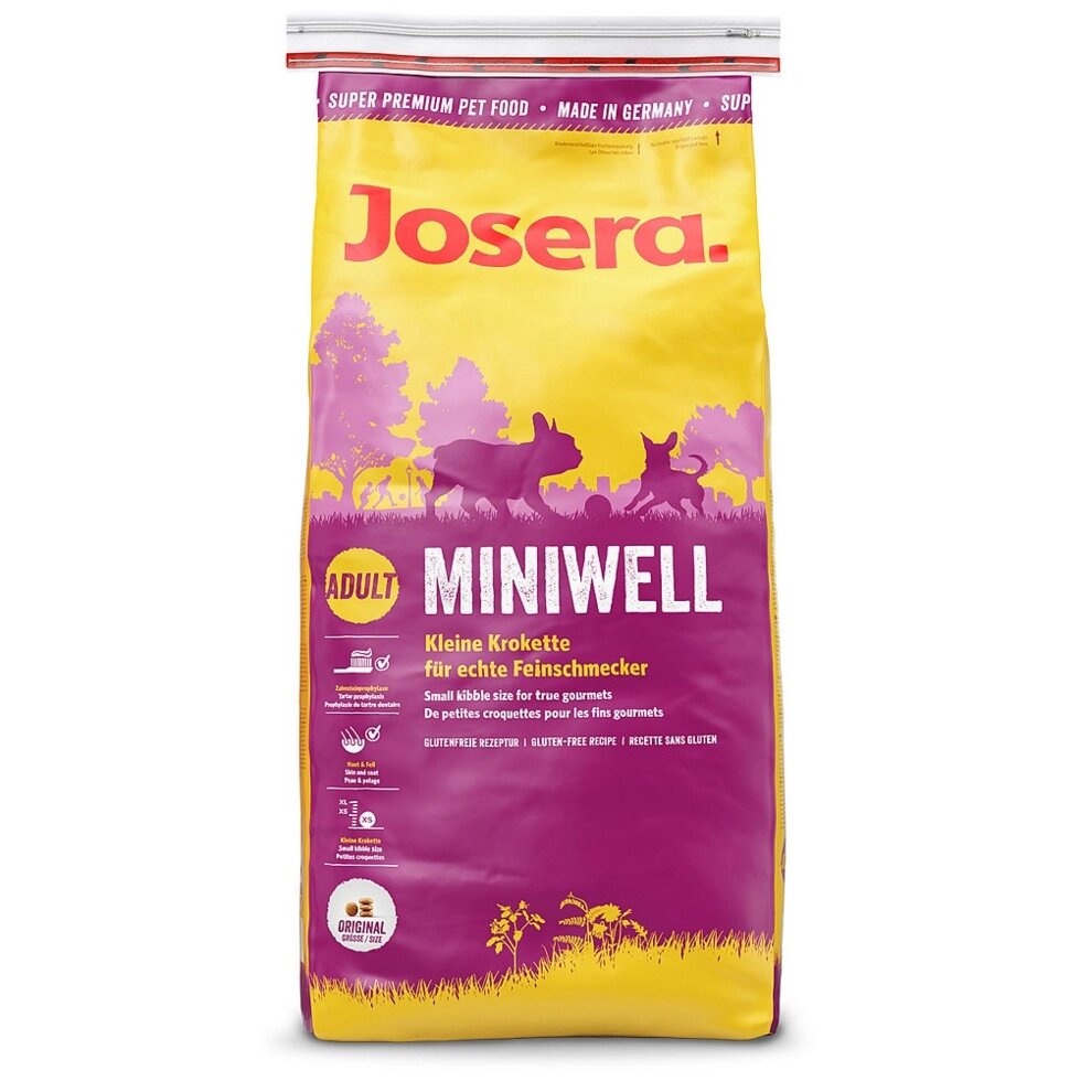 Сухий корм Josera Miniwell 15 kg від компанії ПП Блищик - фото 1