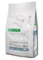 Сухий беззерновий корм для дорослих собак з білою вовною, для малих порід Superior Care White Dogs Grain Free Adult