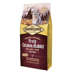 Сухий корм для дорослих кішок Carnilove Fresh Chicken & Rabbit курка та кролик 6кг