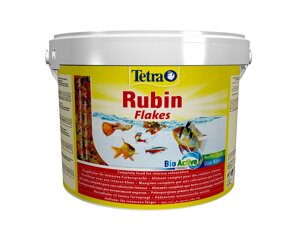 Сухий корм Tetra пластівці «Rubin» для забарвлення акваріумних риб 10л