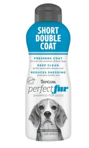 TropiClean PerfectFur Short Double Coat - Шампунь «Ідеальна шерсть» для собак з короткою шерстю 473 мл