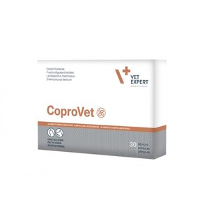 Vet Expert CoproVet харчова добавка для котів та собак з розладами ШКТ 30кап