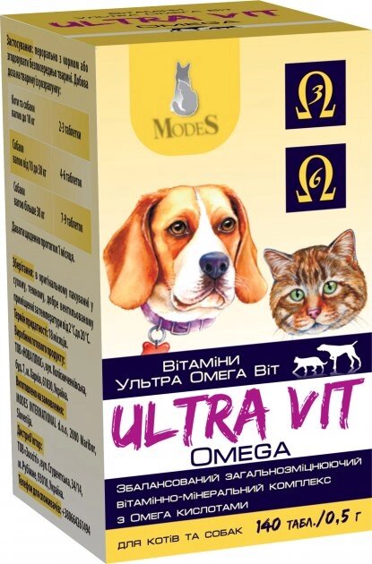 Вітаміни Modes Ultra Omega Vit 140таб 0.5г від компанії ПП Блищик - фото 1