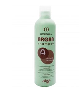 Високоживильний шампунь з маслом Аргана для довгошерстих порід. Omega Argan shampoo 250мл