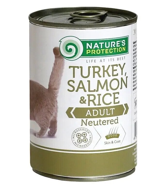 Захист природи Кіт Neuted Turkey, Salmon & Rice Wet Food 400G від компанії ПП Блищик - фото 1