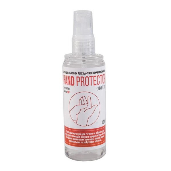 Антисептик для рук Hand Protector 120 мл спрей від компанії Інтернет-магазин медтехніки і товарів для здоров'я - фото 1