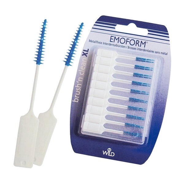 Emoform Brush n Clean межзубные щетки XL, 20 шт від компанії Інтернет-магазин медтехніки і товарів для здоров'я - фото 1