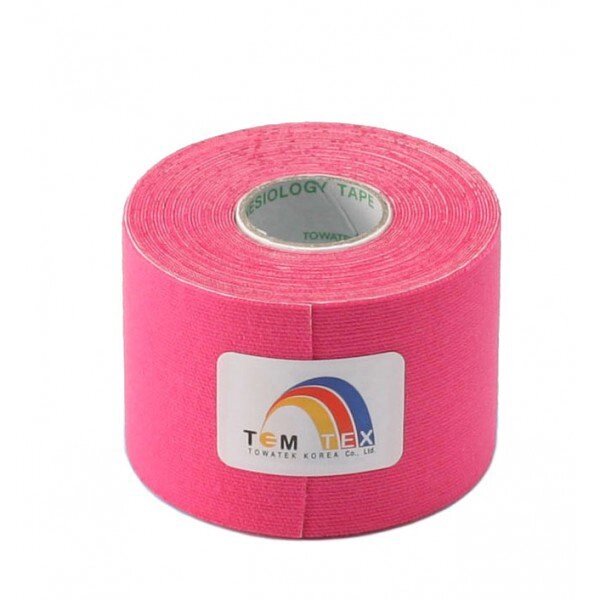 Кинезиологический тейп 5 см x 5 м розовый TemTex від компанії Інтернет-магазин медтехніки і товарів для здоров'я - фото 1