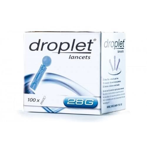 Ланцети Droplet 28G, 100 шт. від компанії Інтернет-магазин медтехніки і товарів для здоров'я - фото 1