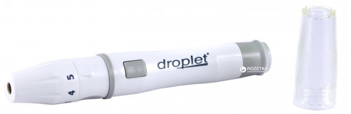 Ланцетний пристрій Droplet і додатковий прозорий ковпачок від компанії Інтернет-магазин медтехніки і товарів для здоров'я - фото 1