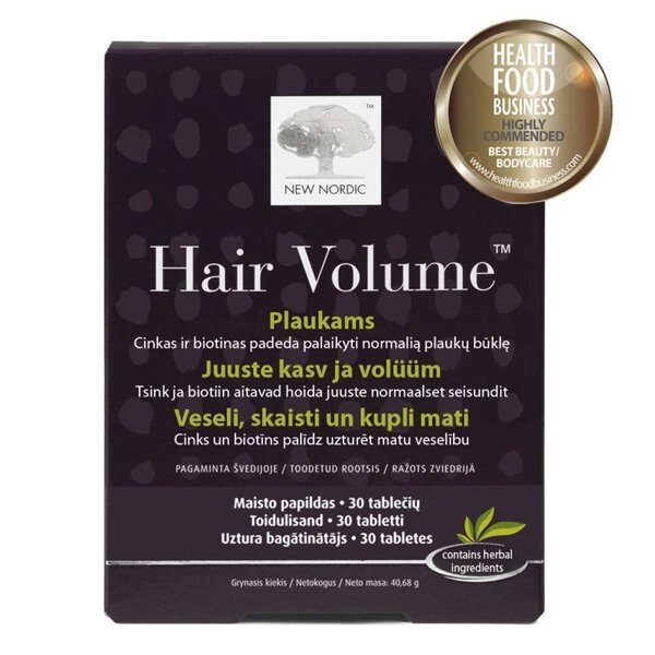 New Nordic Hair Volume Засіб для росту і обсягу волосся 30 таблеток від компанії Інтернет-магазин медтехніки і товарів для здоров'я - фото 1