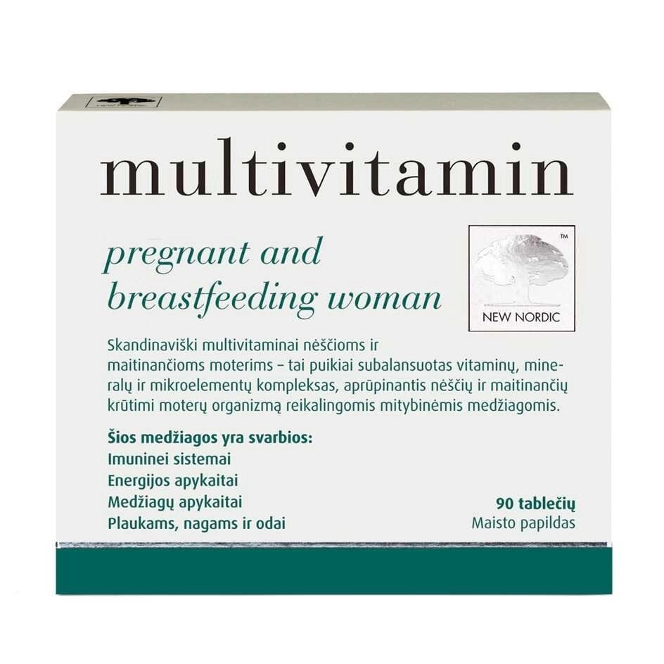 New Nordic Мультівітаміни для вагітних і годуючих жінок 90 таблеток від компанії Інтернет-магазин медтехніки і товарів для здоров'я - фото 1