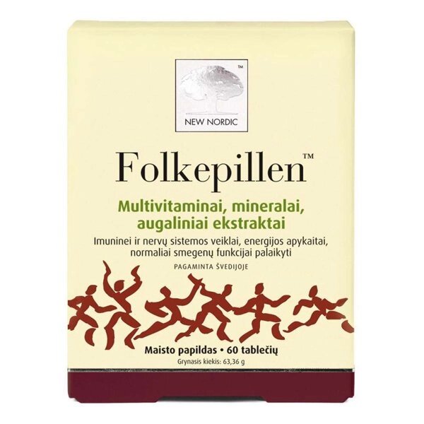 New Nordic Вітаміни для імунної системи Folkepillen 60 таблеток від компанії Інтернет-магазин медтехніки і товарів для здоров'я - фото 1