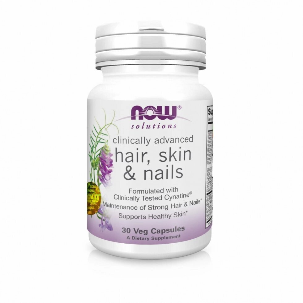 Now Foods Clinical Hair, Skin & Nails краса і здоров'я 30 капсул від компанії Інтернет-магазин медтехніки і товарів для здоров'я - фото 1