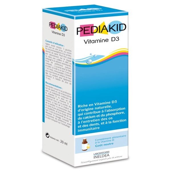 PEDIAKID Вітамін D3 натуральний, 20 мл (Педіакід) від компанії Інтернет-магазин медтехніки і товарів для здоров'я - фото 1