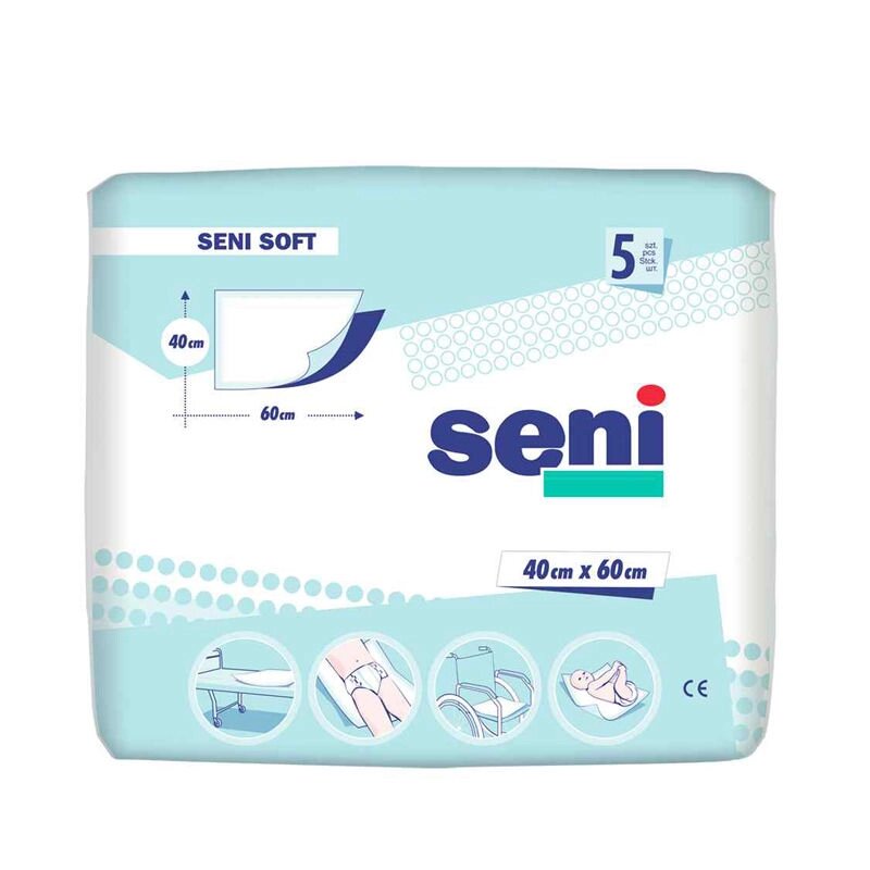 Пелюшки Seni Soft 40x60 (5 шт.) від компанії Інтернет-магазин медтехніки і товарів для здоров'я - фото 1