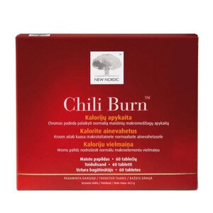 New Nordic Засіб для спалювання калорій Chili Burn 60 таблеток