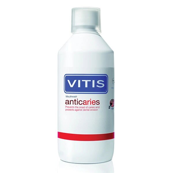 Ополіскувач для профілактики карієсу VITIS anticaries 500 мл dentaid - інтернет магазин