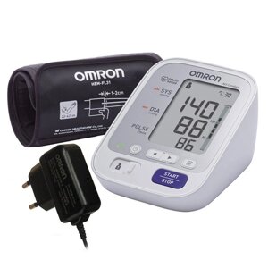 Автоматичний комфорт Tonometer Omron M3 (HEM-7134-ALRU) з манжетою Intelli Wrap + Adapter S