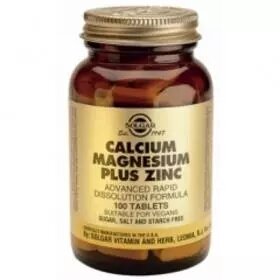 Кальцій Магній Цинк (Calcium, Magnesium, Zinc) Солгар №100
