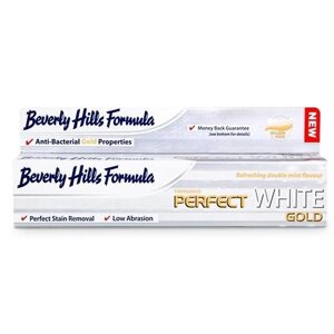 Зубна паста Perfect White GOLD Beverly Hills Formula, 100 мл