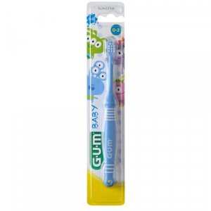 Зубна щітка для дітей від 0- 2-х років GUM BABY MONSTER Gum
