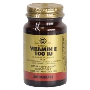Solgar Вітамін Е (Vitamin E) 100 МО 550 мг №50