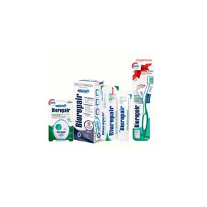 Комплекс "Досконалий догляд" (Зубна паста, ополіскувач, флос + подарунок Зубна щітка) BioRepair