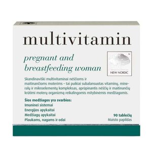New Nordic Мультівітаміни для вагітних і годуючих жінок 90 таблеток