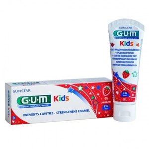 Зубна паста-гель GUM Kids від 3 років, 50 мл
